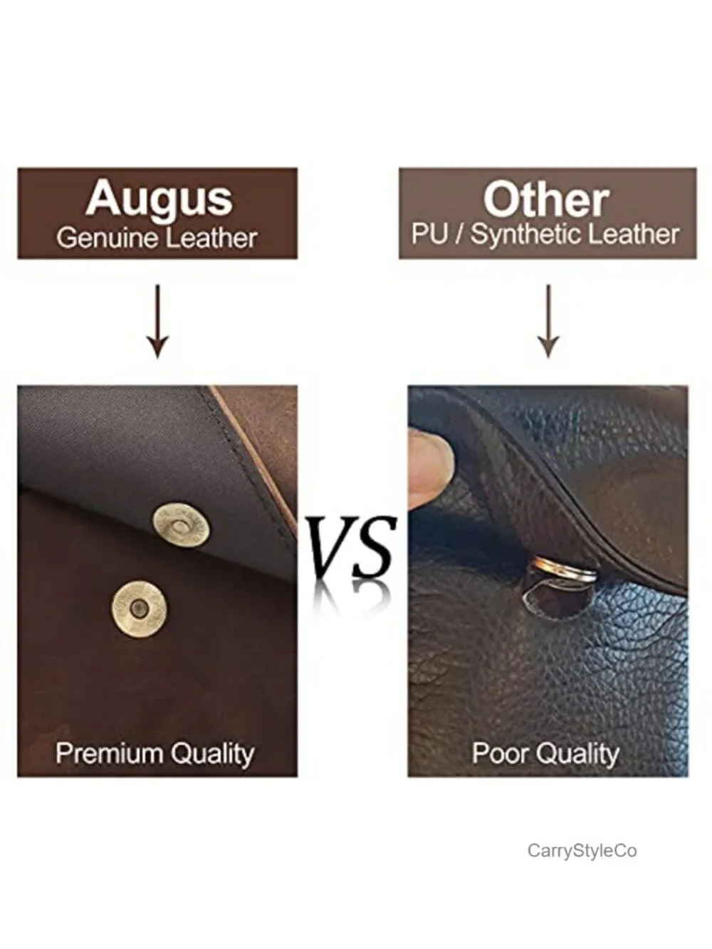 Genuine Leather Small Messenger Bag Crossbody Sling with Detachable Strap